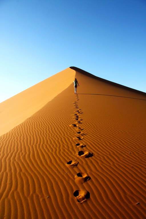 La marche dans le désert 1