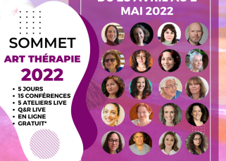 Du 28 avril au 2 mai 2022 : Sommet virtuel d'art-thérapie francophone 24